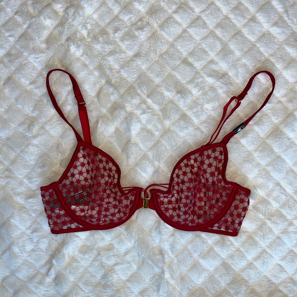 Victoria’s Secret red bra